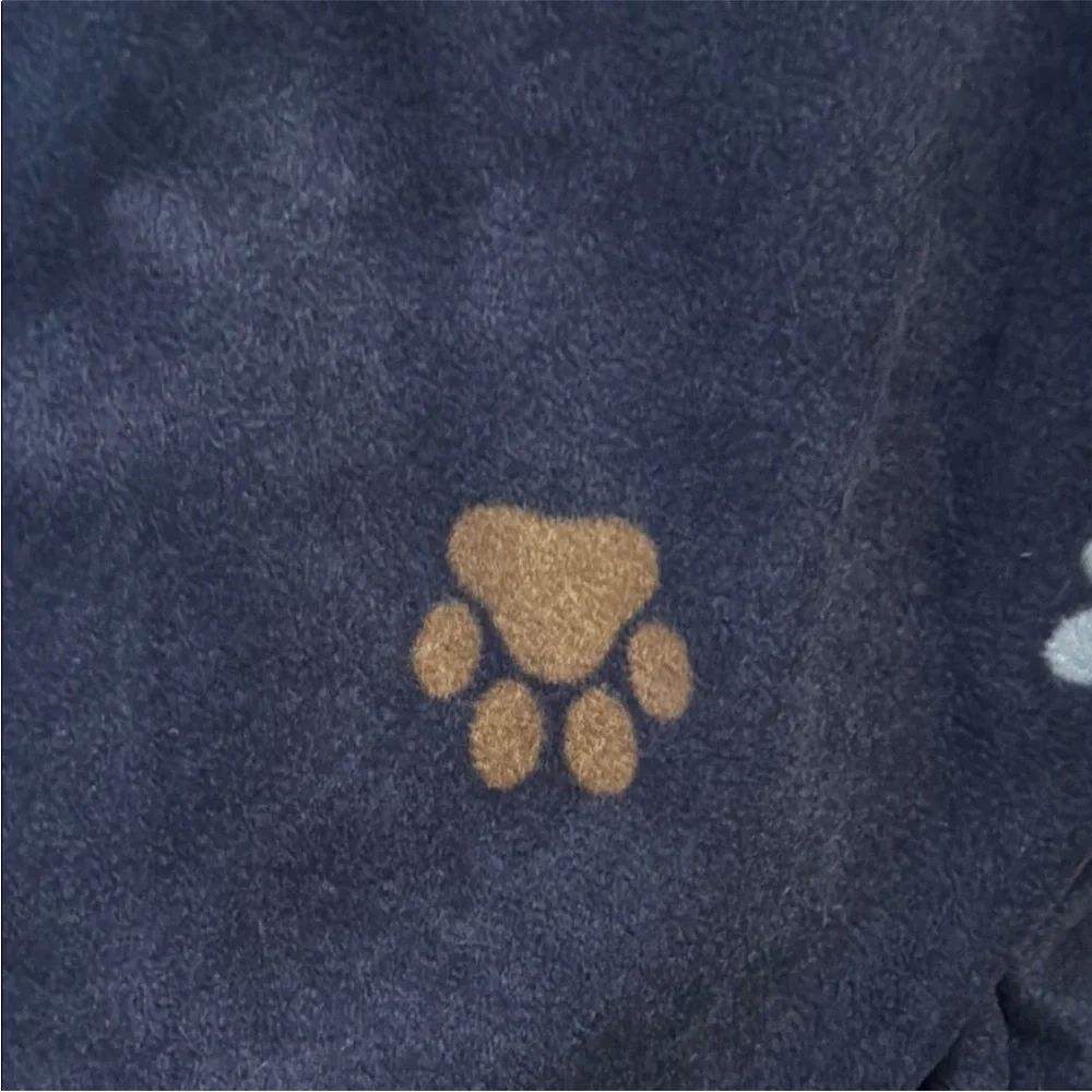 Paw Print Mens Fleece Pajama Pants NWT size Medium - Picture 3 of 4